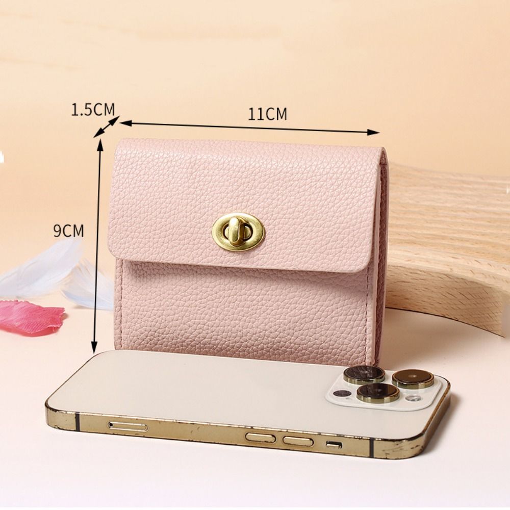 New Women PU Leather Coin Purses Female Wallets Lady Small Coin Pocket Short Card Holder Mini Money Bag Portable Clutch