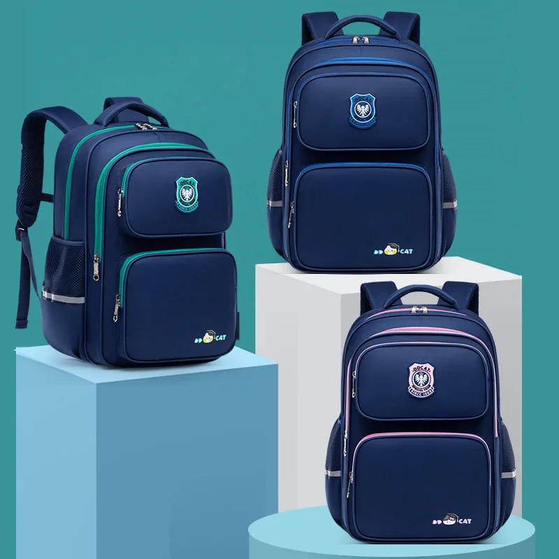 2023 New Model Primary School Students Backpack Lightweight Spine Protection 3D Waterproof Large Capacity Children Shoulder Bag