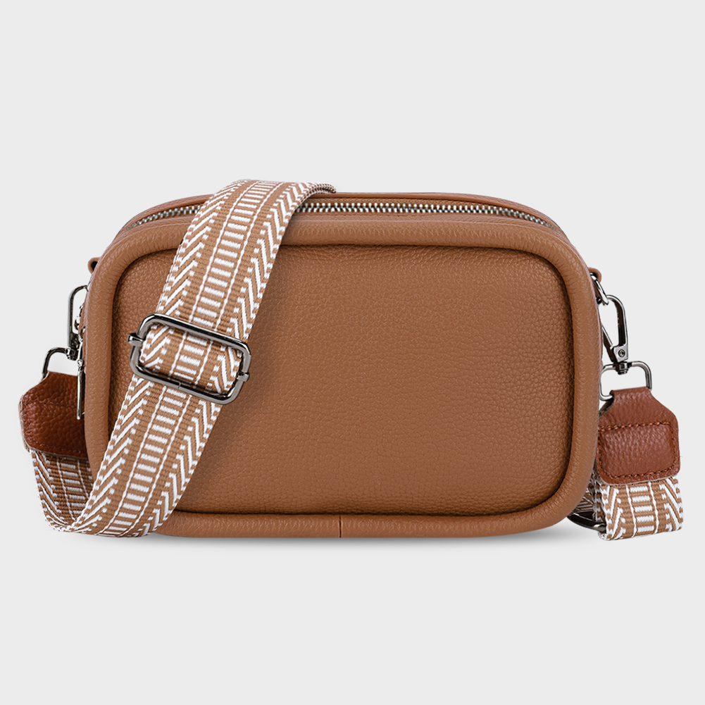 Women Retro Shoulder Bag with Wide Strap Versatile Hobo Bags Large Capacity Simple Shoulder Purse Daily Purse for Female
