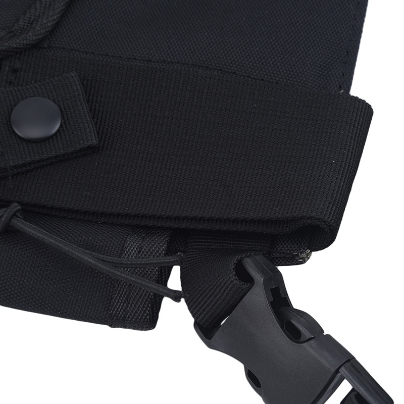 Tactical Vest Nylon Military Vest Chest Rig Pack Pouch Holster Tactical Harness Walkie Talkie Radio Waist Pack For Two Way Radio