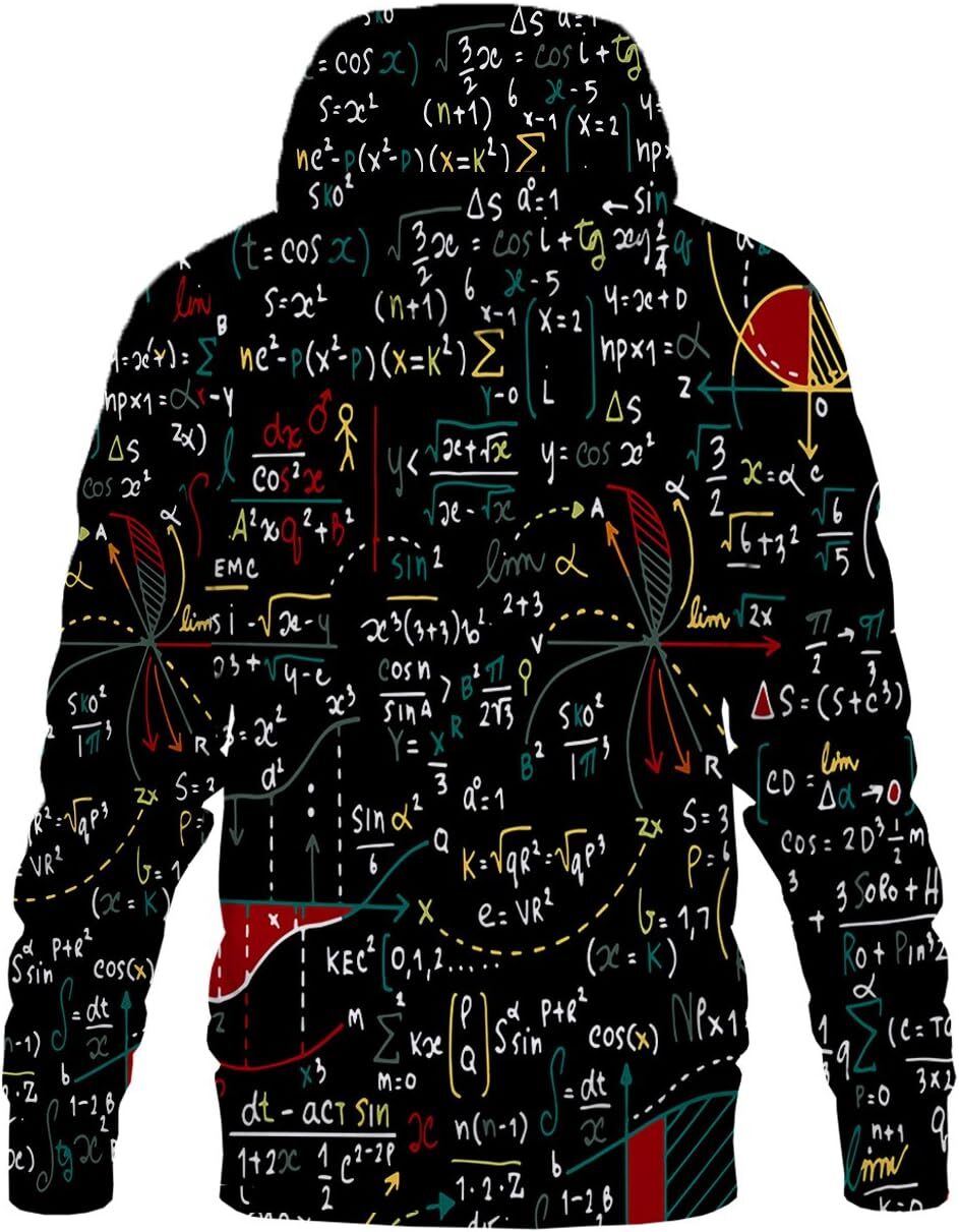 Hoodie for Mens Womens Unisex 3D Graphic Space Pullover Hooded Sweatshirts for Men Women Graphic Cool patterns