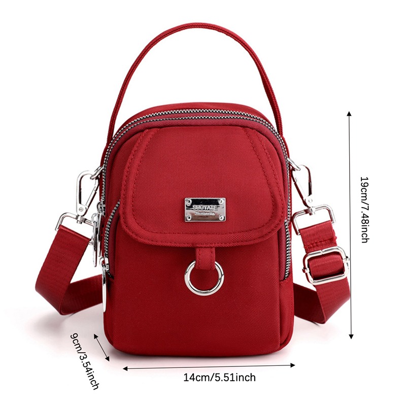 Women Bags Large Capacity Shoulder Bag Fashion Pure Color Casual Tote Outdoor Bag Handbag Zipper Messenger Bags Sac Main Femme