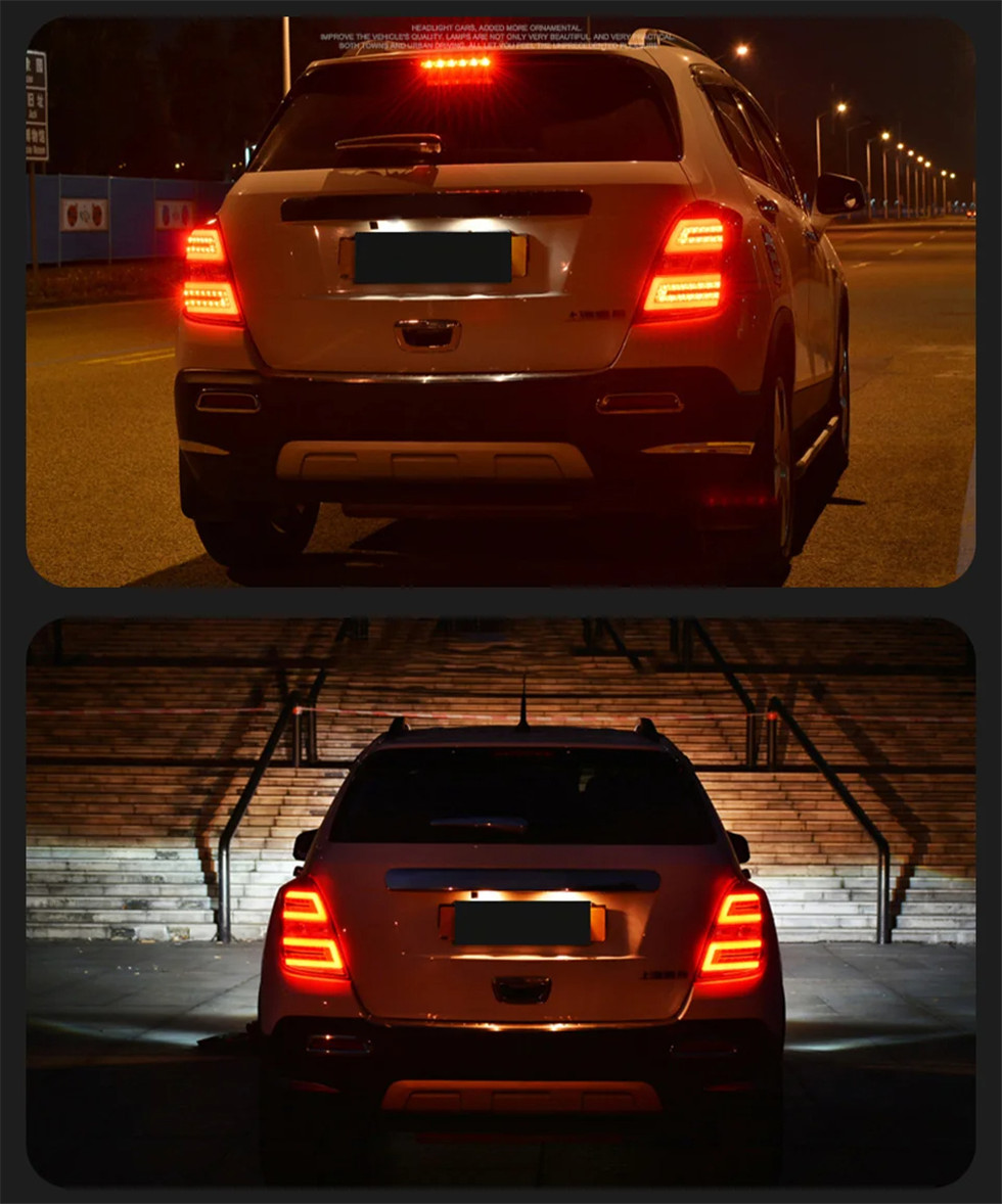 LED Taillight for Chevrolet Trax 20 13-20 17 Car Accessory Rear Parking Brake Turn Signal Reflector Taillight Streamer