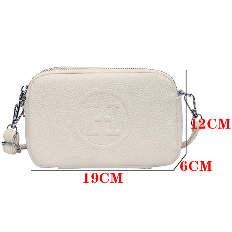 Simple Fashion Women's Handbags High Quality Head Layer Cowhide Female Crossbody Bags Retro Trendy Girl Shopping Bolsas Wallet
