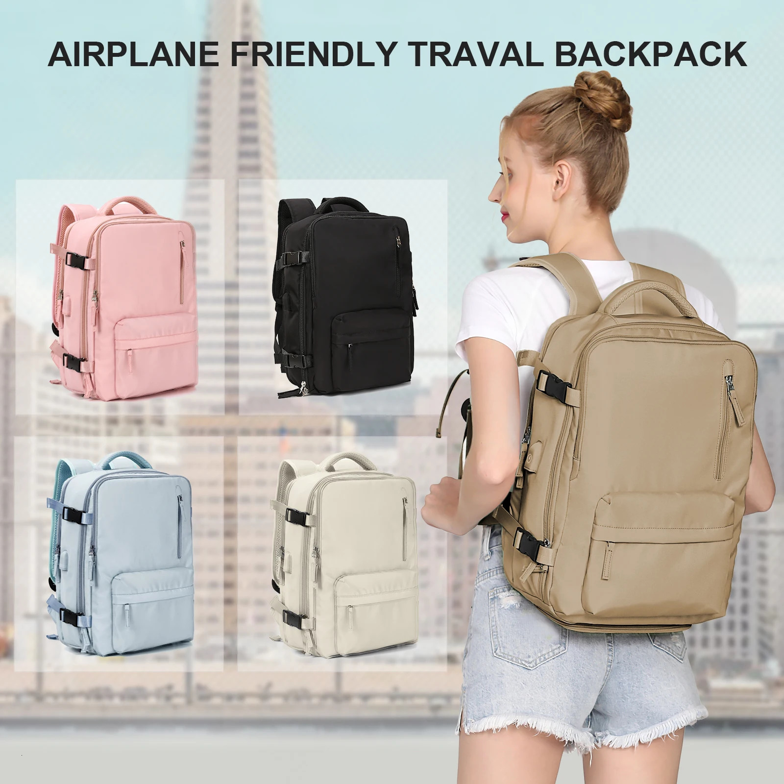 40x30x20 airplane backpack Ryanair cabin hand luggage backpack Easyjet laptop backpack used for airplane travel school backpack 241106