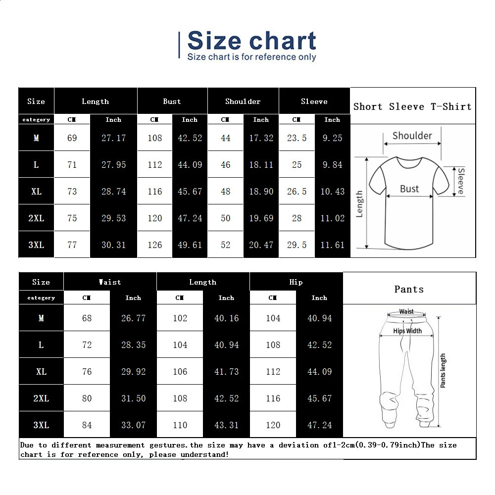 TShirt Tracksuit 2 Piece Set High Quality Trend Casual Short Sleeve Sportswear Suits Fashion Man Clothing Trousers 240407