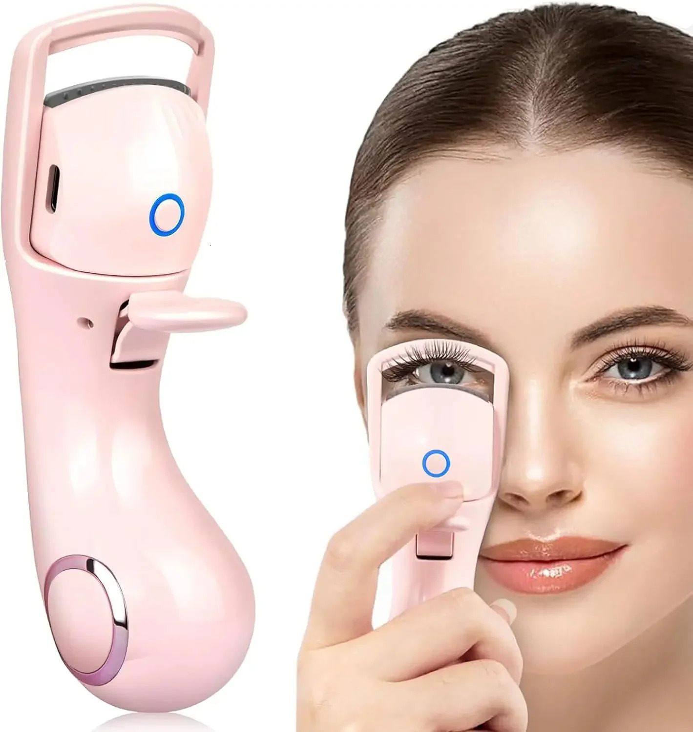 eyelash curler electric eyelash curler 3 temperature mode female natural makeup tool 241107