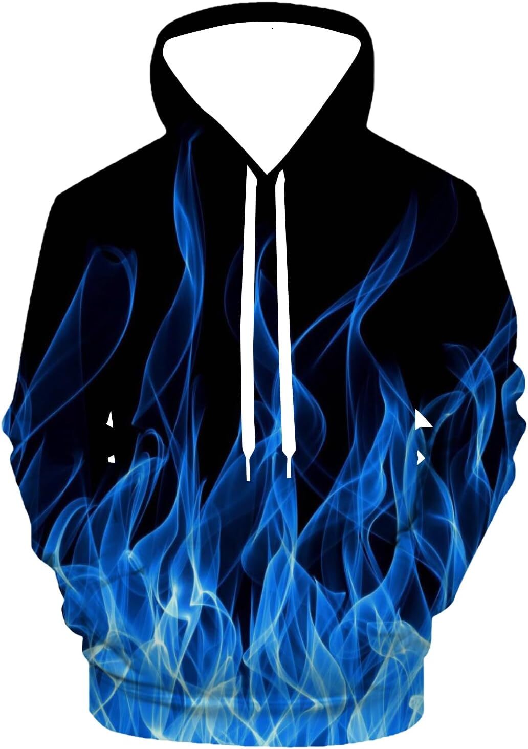 Hoodie for Mens Womens Pullover Hoodie 3D Novelty Graphic Hooded Sweatshirt Hoodies for Men Graphic Trendy blue pattern