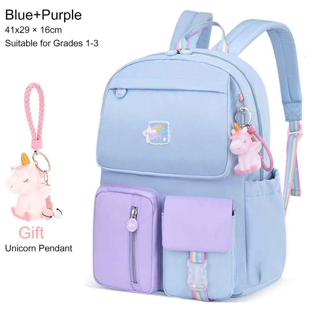 Kawaii Girls School Bag Primary School Bags Children Backpack Large Capacity Bag Waterproof Bags Multiple Pockets Schoolbags