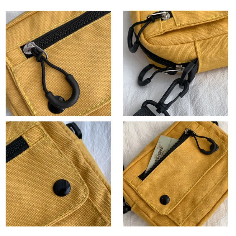 Bags for Women 2024 Women Pure Color Casual Tote Outdoor Bag Canvas Handbag Zipper Shoulder Bag Luxury Bag Bolsas Femininas