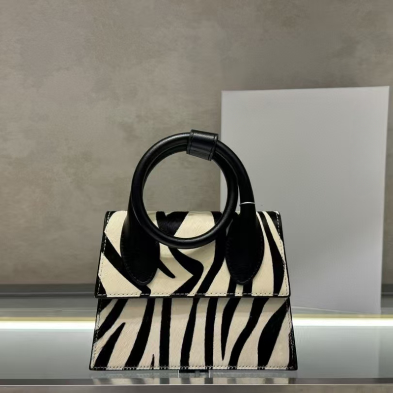 Zebra Print Shoulder Bags 2025 New Designer Luxury Horse Hair Totes Fashion Messenger Crossbody Underarm Bag Clutches Evening Purses And Handbags For 