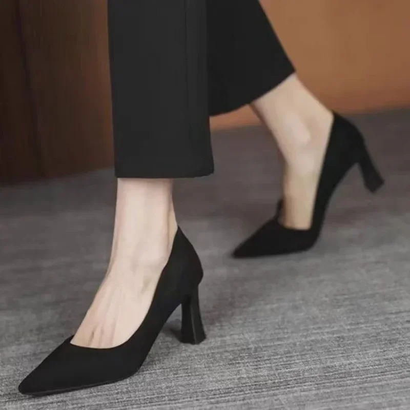 Sandals Green Women High Heels Shoes Retro Pointed Toe Sexy Pumps 2024 Summer Wedding Women Shoes Stilettos Zapatos 241106