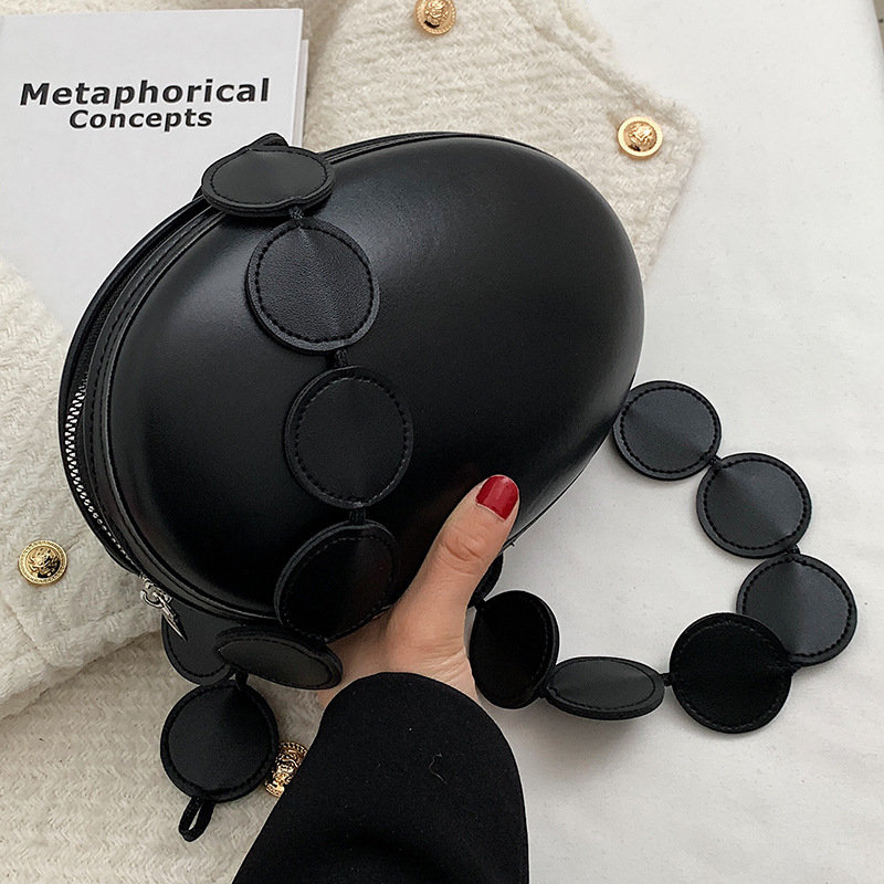 New Oval Fashion Shoulder Bag Egg Shape Shoulder Strap Women's Crossbody Messenger Bags Ladies Purse Female Round Handbag