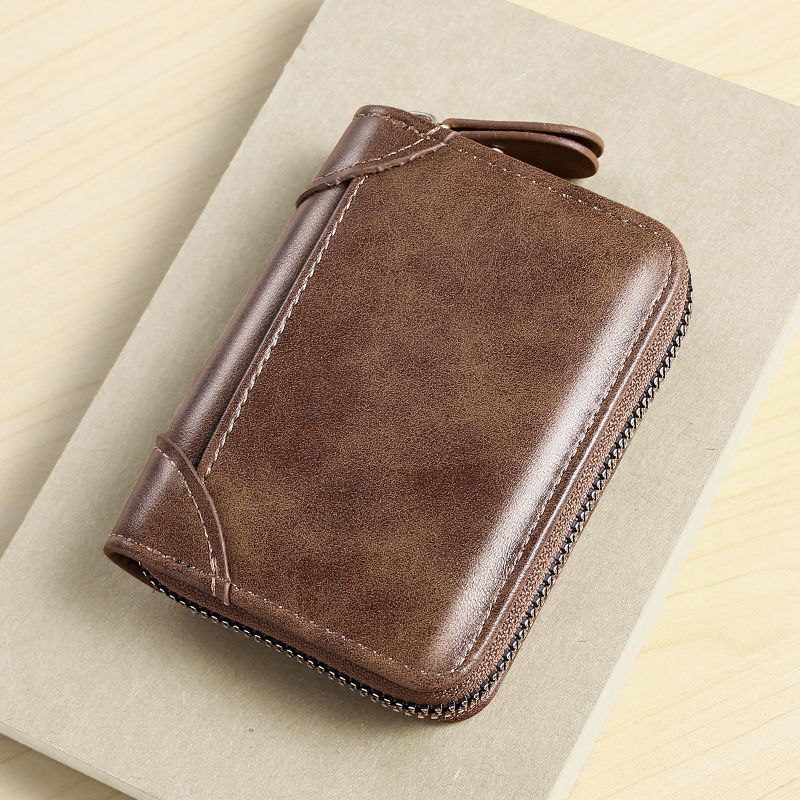 Business Card Holder Wallet Women/men Black Bank/ID/Credit Card Holder 18 Bits Card Wallet PU Leather Protects Case Coin Purse