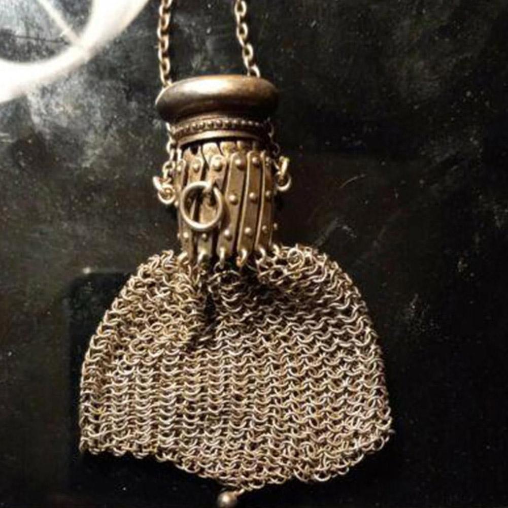 NEW High-End Handmade 1920's English Coin Purse Retro Collectio Collectible Antique Coin Stainless Medieval Steel Purse Coi R7J8