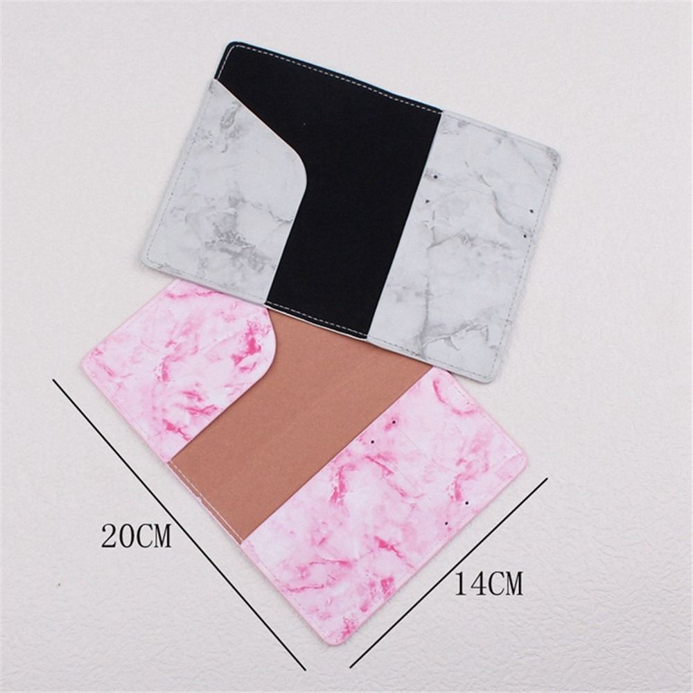 Fashion Marble Pattern Travel Couple Lovers Holder Passport Cover Wallet Purse ID Credit Card Bag