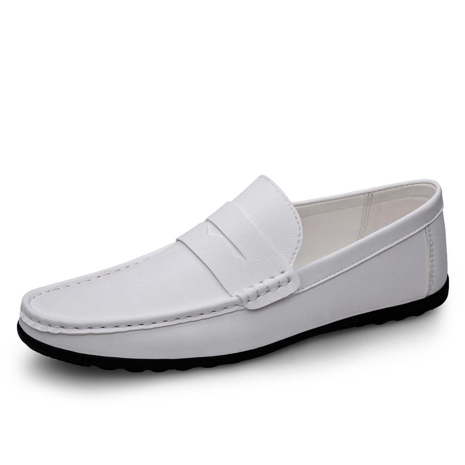 CMM Bean Shoes Mens Summer New Driving Flat Bottomed Casual Mens Shoes Trendy and Fashion Outdoor Lazy Loafers