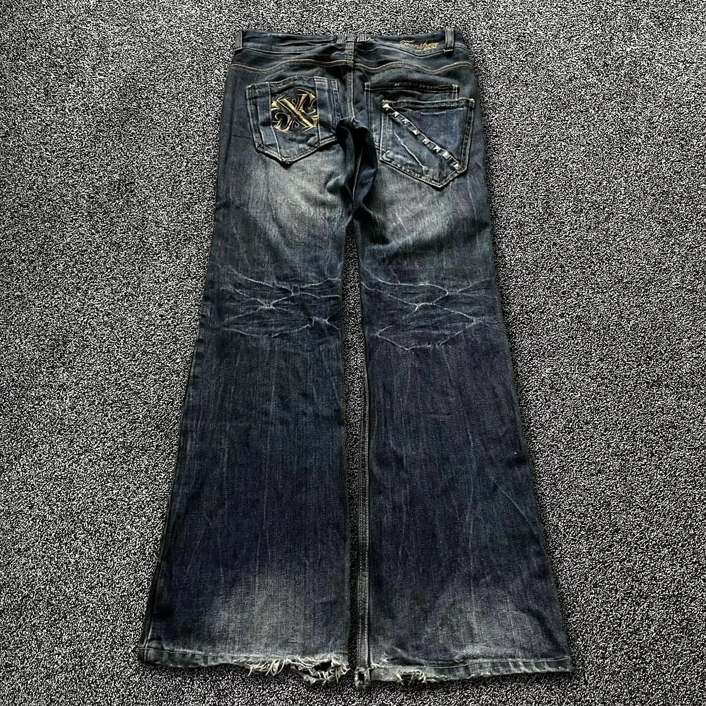 Baggy Hip Hop Streetwear Style Jeans Distressed Y2k Versatile Straight Wide Leg Denim Pants for Men and Women Black Pants 241106