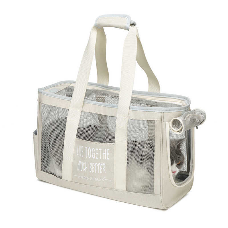 Pet bag portable summer breathable outdoor cat bag dog bag hand-held odorless puppy bag kitten bag 241115