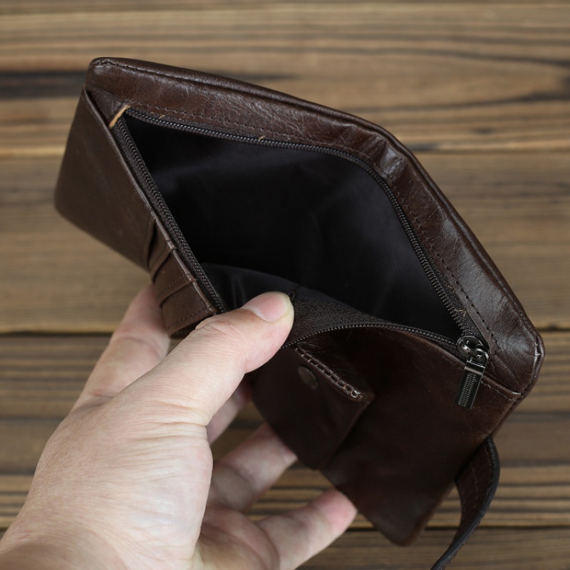 Vintage Genuine Leather Man's Wallet Luxury Soft Cowhide Men Coin Purse Business Card Holder Fashion Short Money Clip