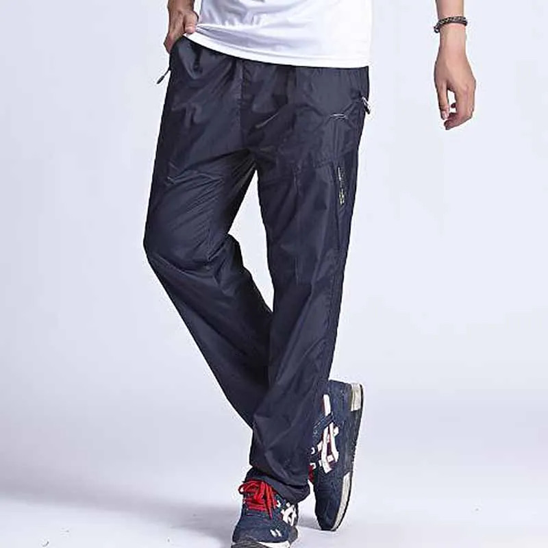 plus size fat trousers spring summer casual pants mens sweatpants mid full loose thin men clothes 241104