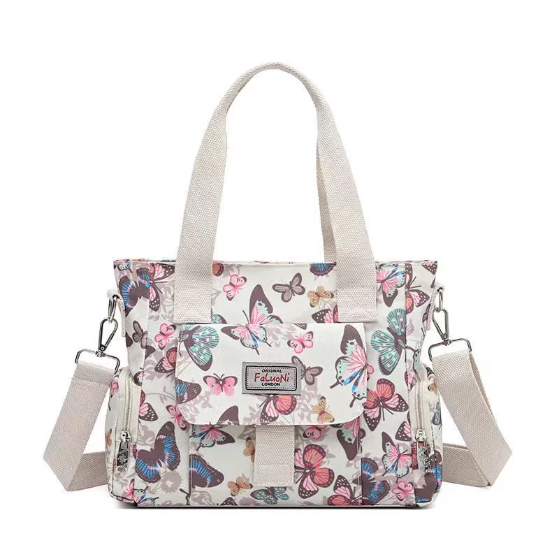 Women's Bag New Large Capacity Middle and Old Age Crossbody Bag Fashion Shoulder Handbag Multi Layer Waterproof Casual Mommy Bag
