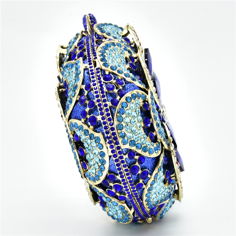 Women Formal Dinner Handbag Wedding Bridal Luxury Handbags Women Bags Design Bridal Clutches Elegant Party High Quality Metal