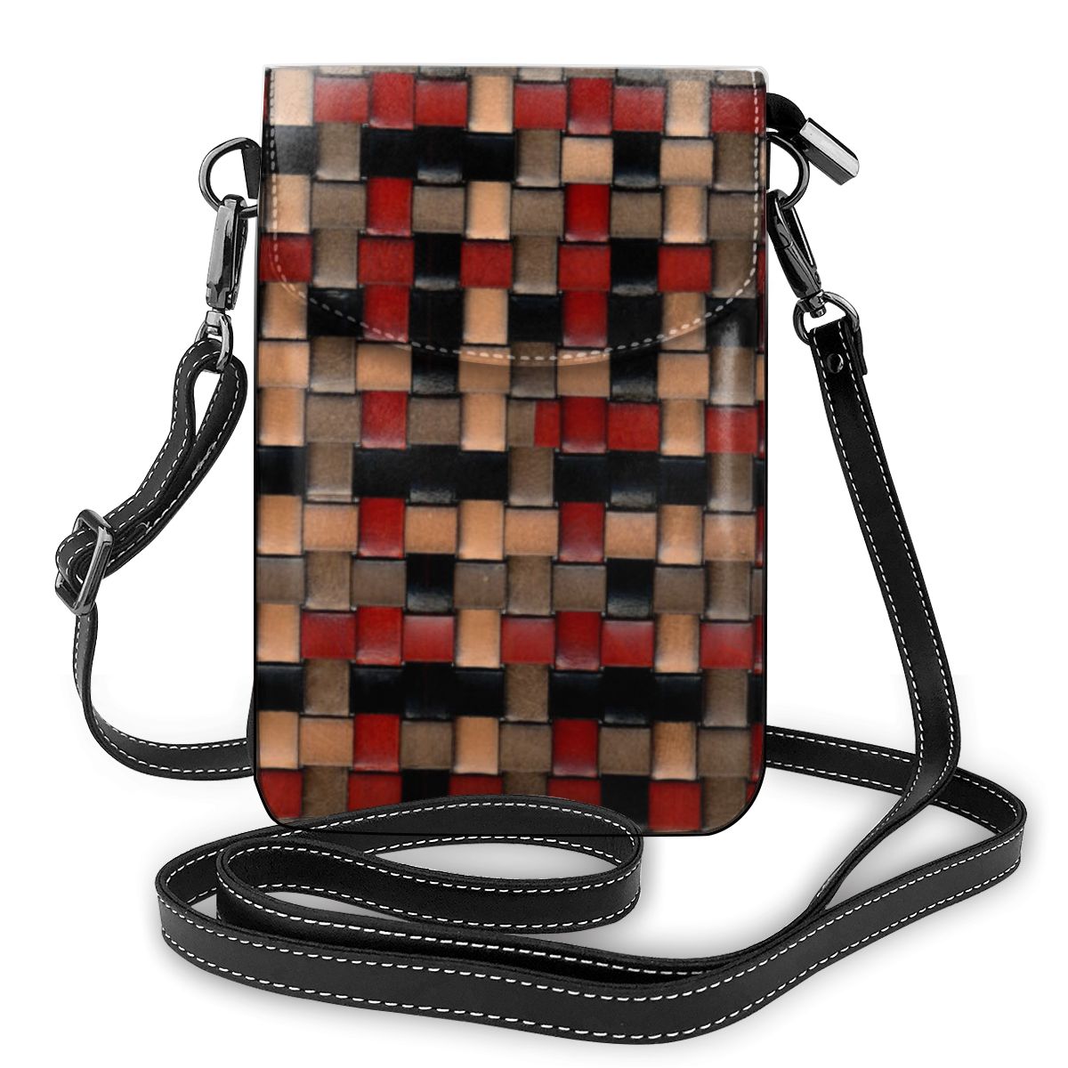 3D Pattern Print PU Leather Crossbody Bags For Women Small Messenger Bag Lady Flap Shoulder Bag Luxury Handbag and Purse bolso
