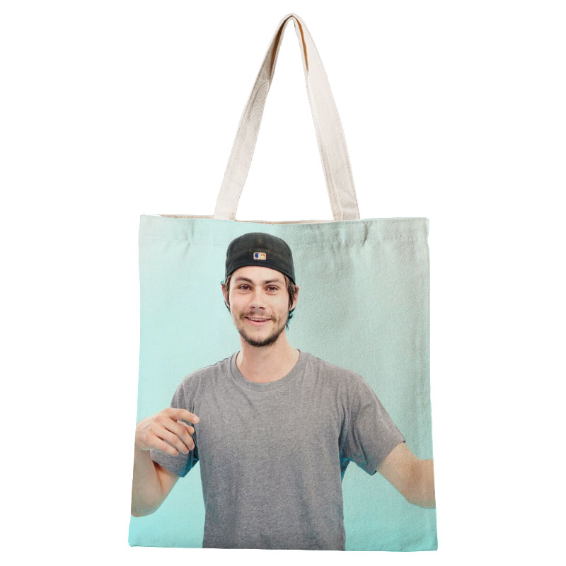 Ladies Handbags Dylan O’Brien Canvas Tote Bag Cotton Cloth Shoulder Shopper Bags for Women Eco Foldable Reusable Shopping Bags