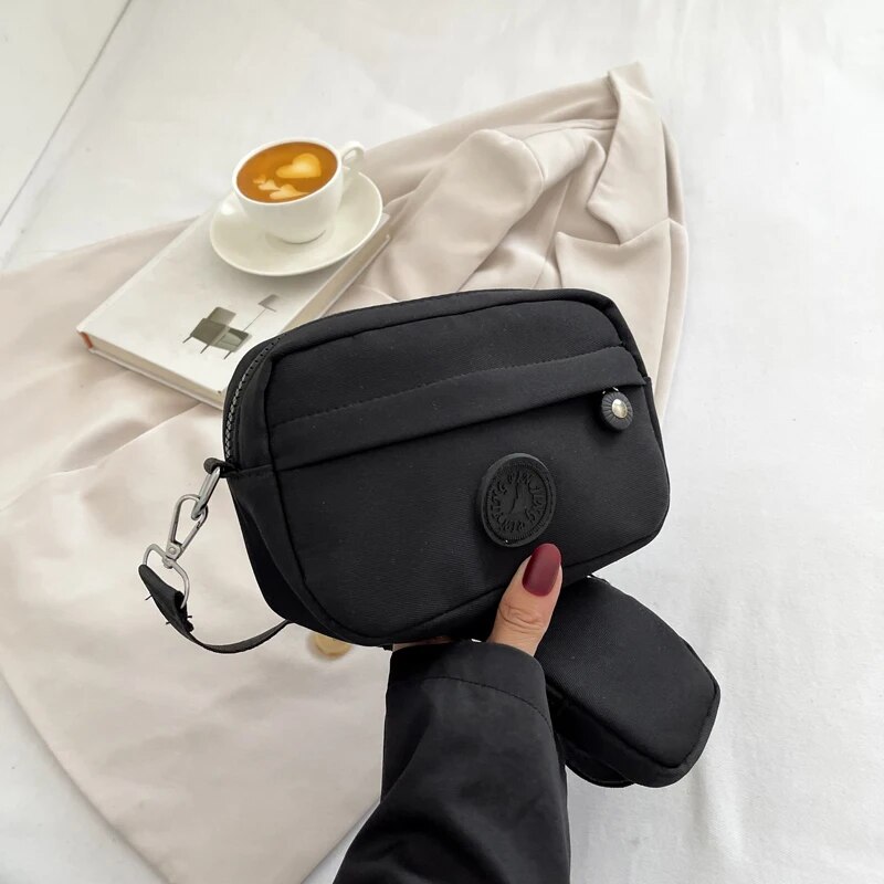 Oxford Cloth Shoulder Bag For Women'S New Korean Version Lightweight Backpack With Large Capacity For Outdoor Travel, Crossbody