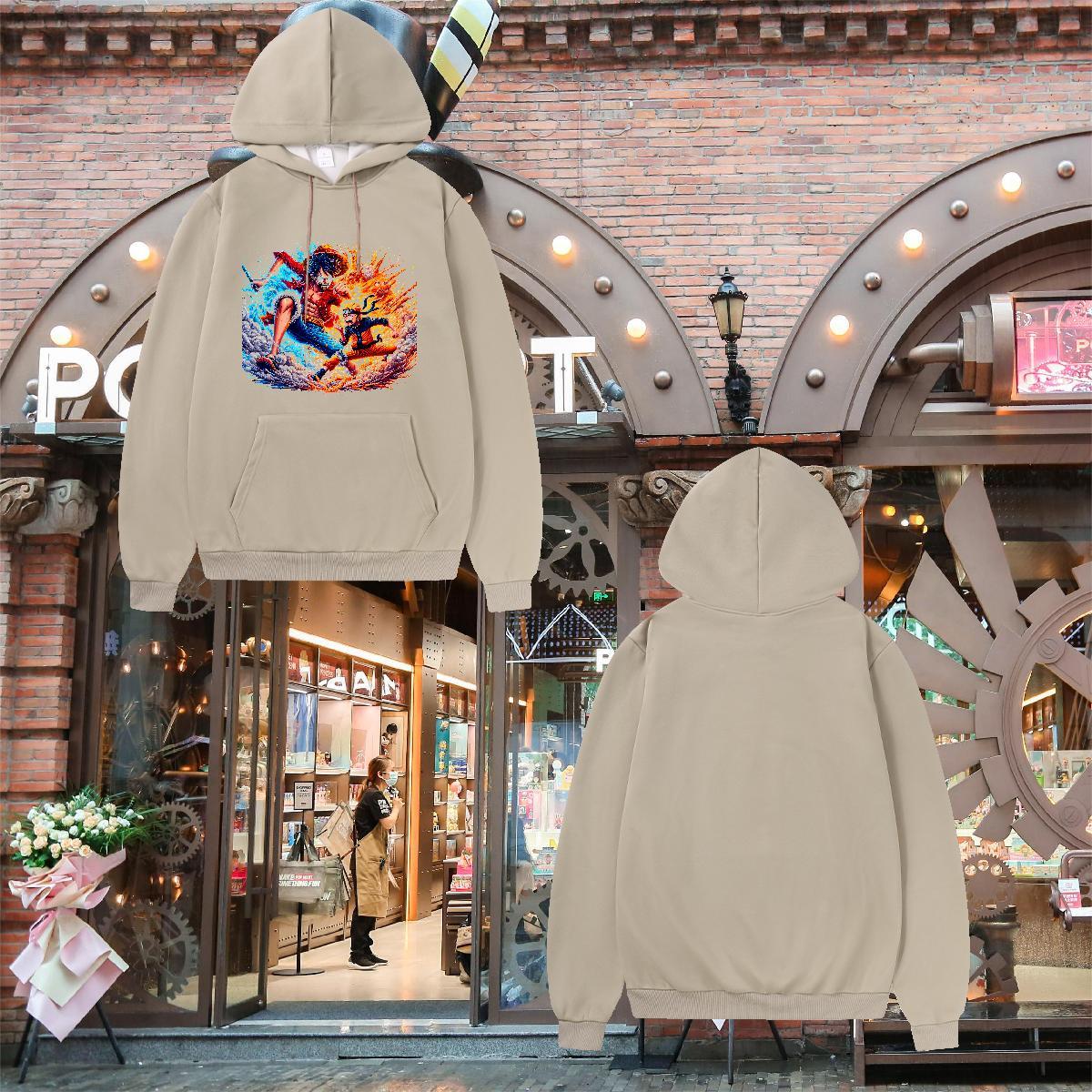New Arrival Hooded Sweatshirt Breathable Soft Designer Couples Hoodie Custom Printing Wear Street Casual Cotton 350g