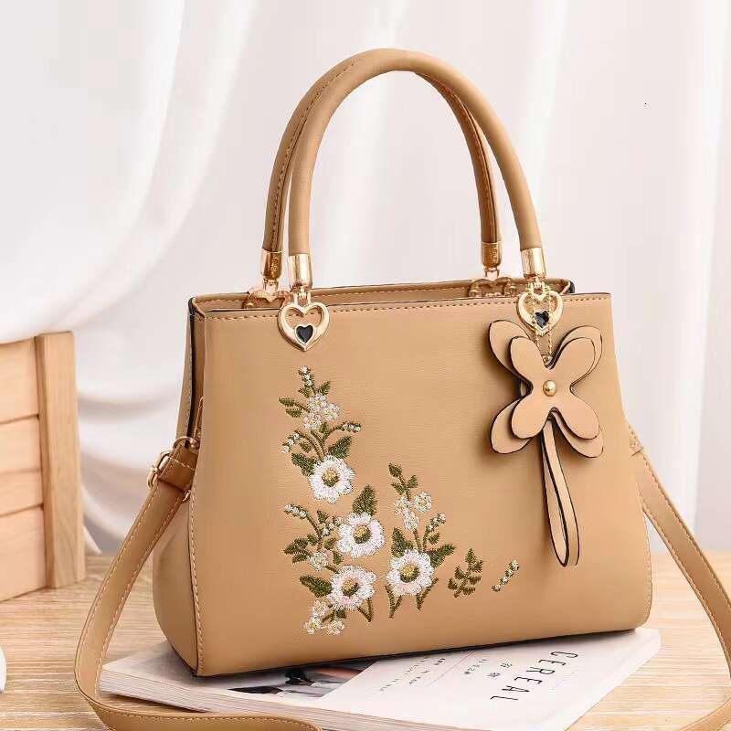 flower handbag new Chinese style women's shoulder embroidered crossbody bag bags