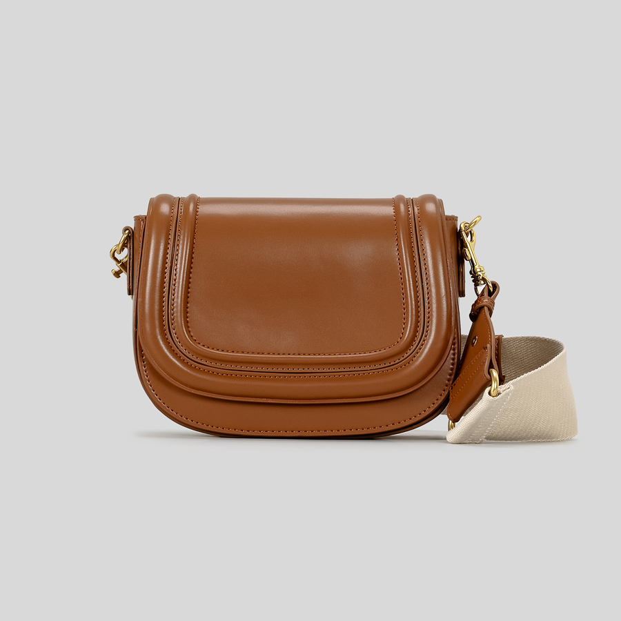 fashion small flap bag designer wide strap saddle shoulder bags luxury pu leather crossbody bag trend small phone purses 2024
