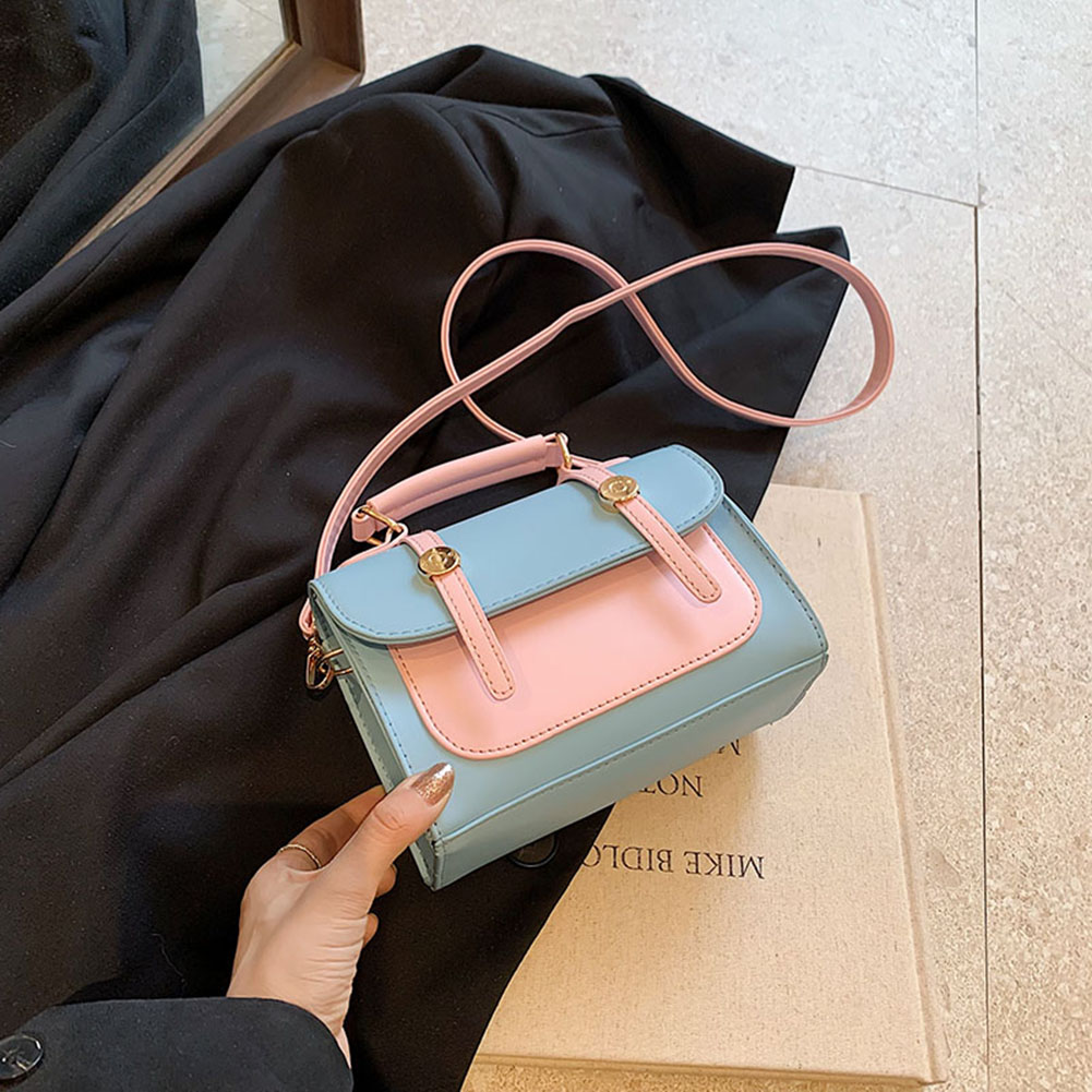 Women PU Trendy Shoulder Handbag Detachable Strap Stylish Crossbody Bag Large Capacity Stylish Messenger Bags for Outdoor Travel