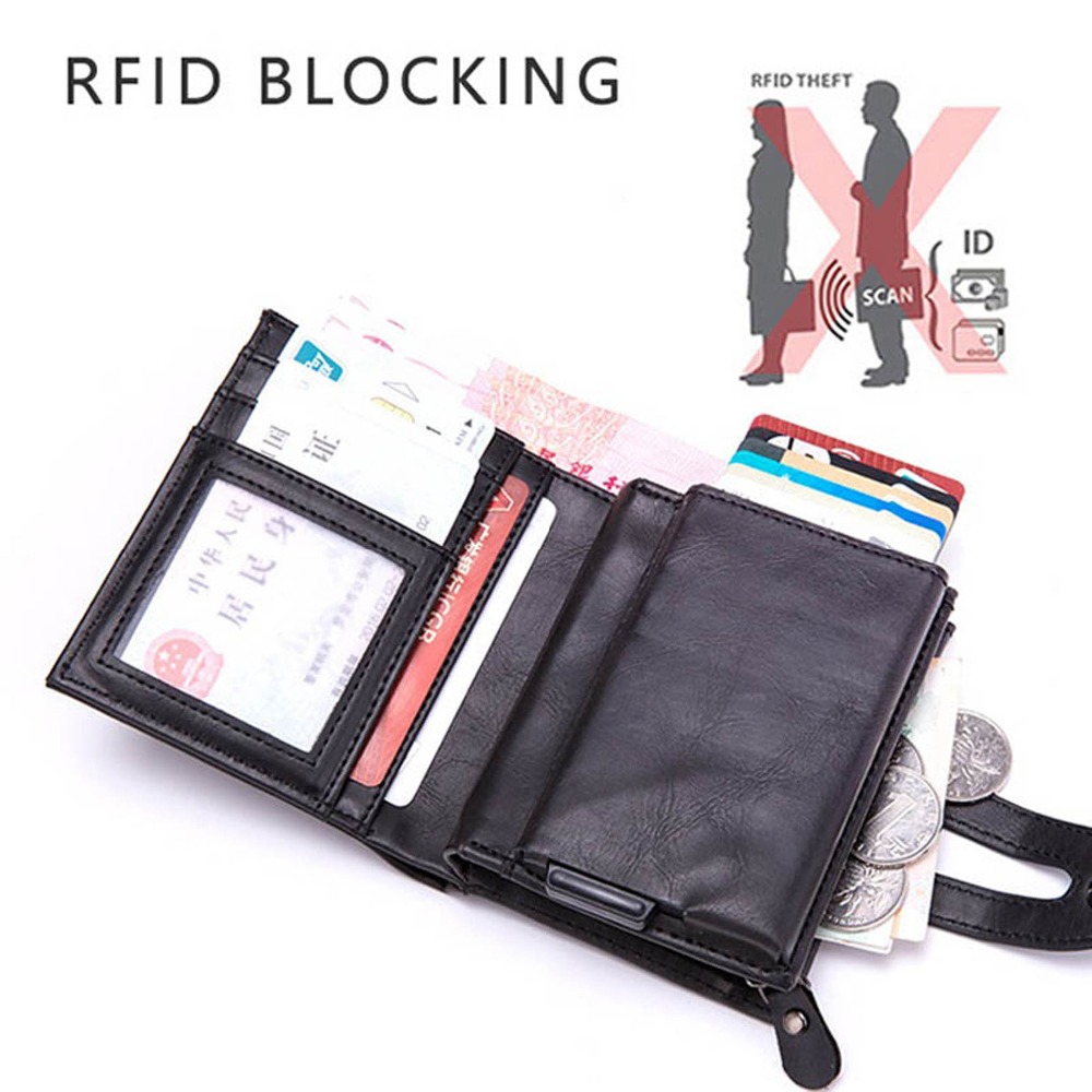 Weduoduo New Style Credit Card Holder Men And Women Anti RFID Card Holder Multi Function Card Wallet Large Capacity Card Cases