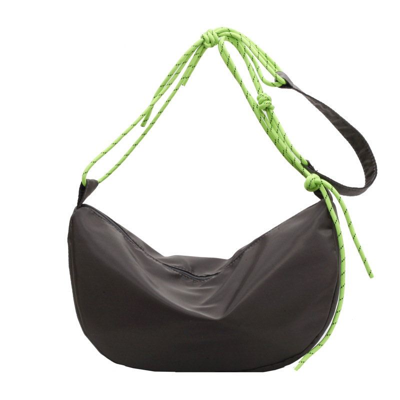 New Nylon Cloth Shoulder Bags Vintage Solid Color Hobos Bag Casual Large Capacity Diagonal Bag Fashion Versatile Women Handbag