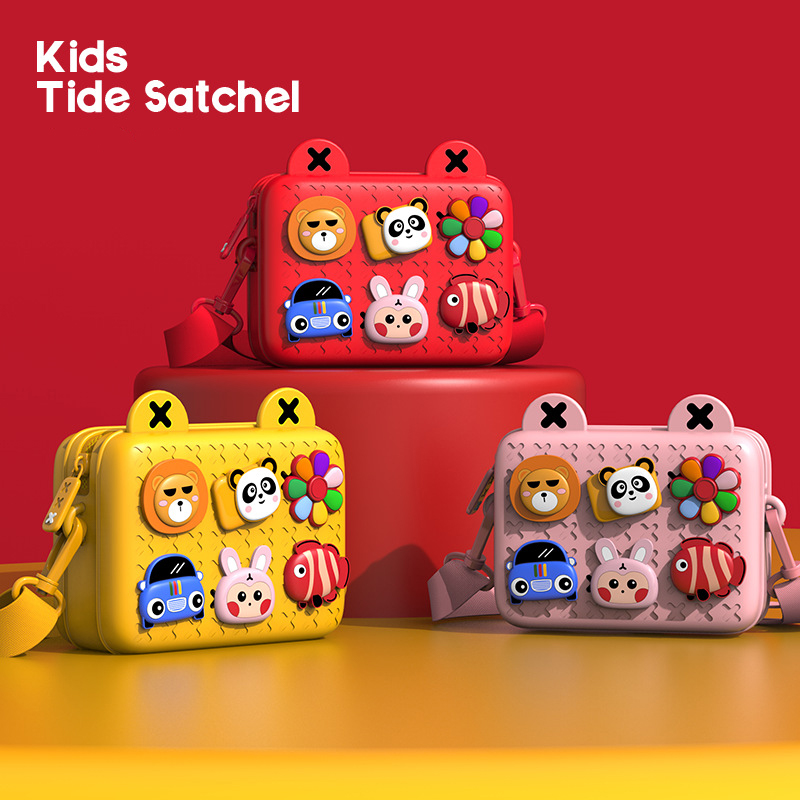 2025S Designer S New Model DIY Outdoor Handbag Kids Mini Bags Children Shoulder Bag EVA Material Waterproof For Girls Cartoon