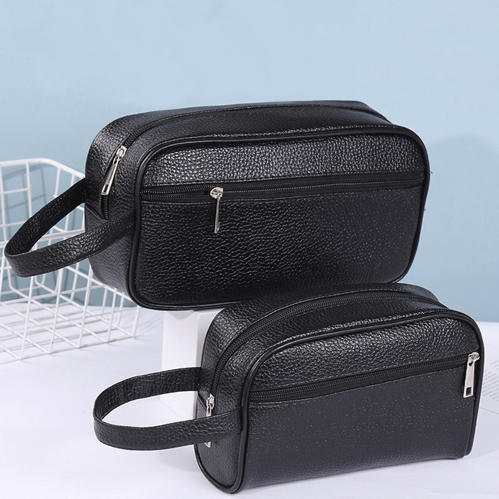 Hot Men Vintage Toiletry Bag Travel Necessary Business Cosmetic Makeup Cases Male Hanging Storage Organizer Wash Bags