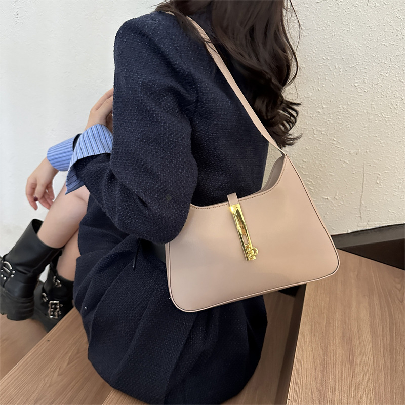 Women's Underarm Bag Brand Designer Zipper Small Handbags Lady Fashion Shoulder Bag PU Leather Casual Hobo Bags