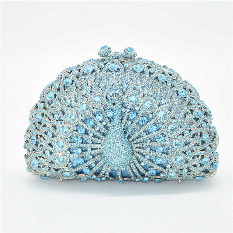 Luxury Colorful Crystal Diamond Evening Bag 2020 Newest Crystal Diamond Chain Evening Bag Luxury Handbags Women Bags Designer