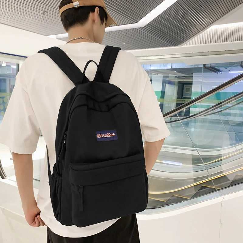 Nylon Backpack for Women Student Laptop Cute School Bag Trendy Female College Backpack Lady Travel Book Bags Fashi 241107