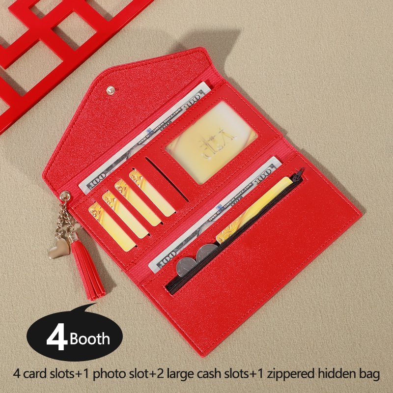 Wallet women's long style European and American fashionable women's wallet big brand handbag women's trendy bag