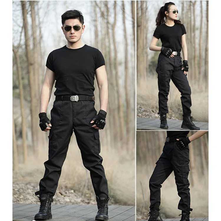 Black Tactical Military Pants Mens Casual Cargo Pants Everydaye Working Trousers Combat Pocket Sweatpants Men Airsoft Pantalones LX241107