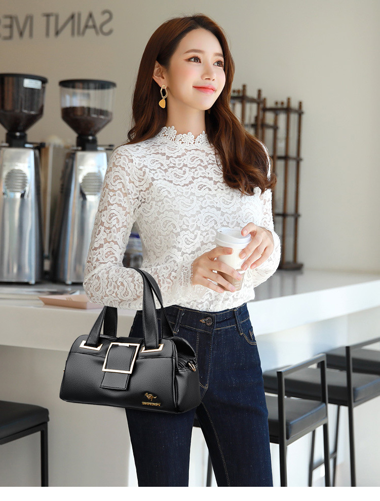 Ho Sale Women Shoulder Bags Fashion Designer Handbag Casual Shoulder black MessengerBag Sac Femme