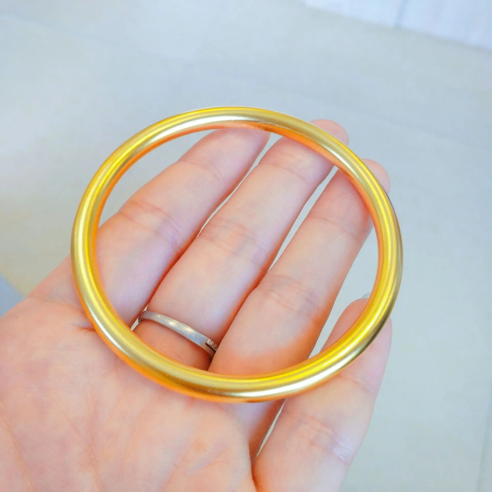 Fashionable 5mm antique inherited AU999 gold bracelet 24K genuine gold womens closed high-end exquisite jewelry bracelet 241107