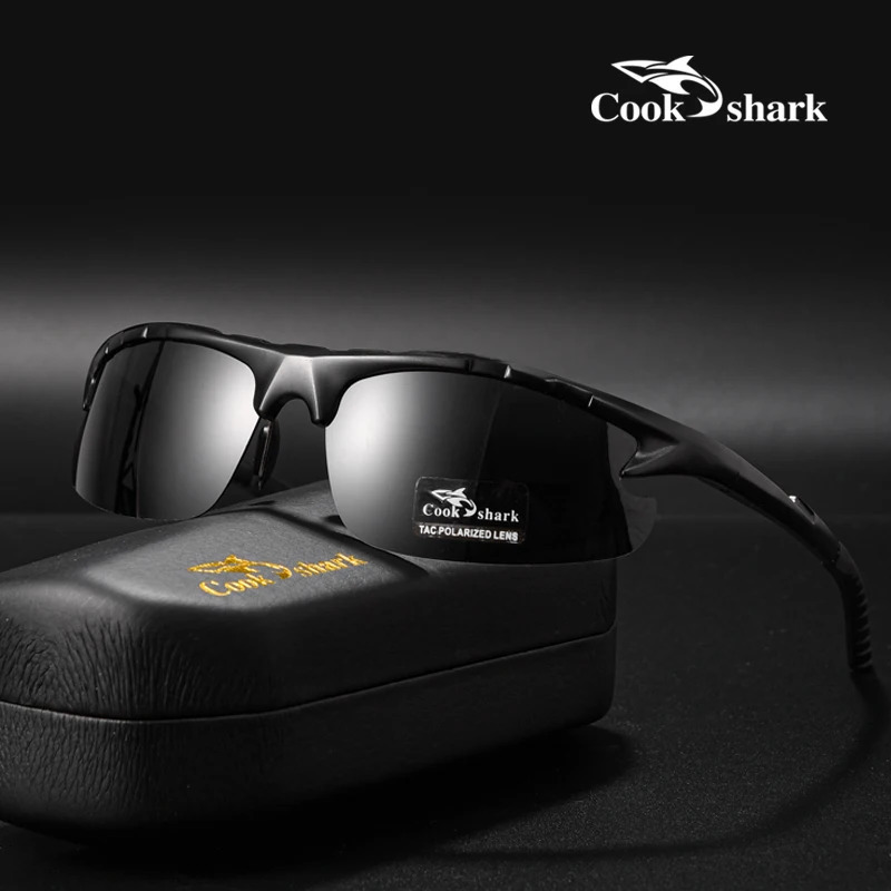 Cook Sharks color changing sunglasses ed for male drivers fishing sports sunglasses and driving glasses 241106