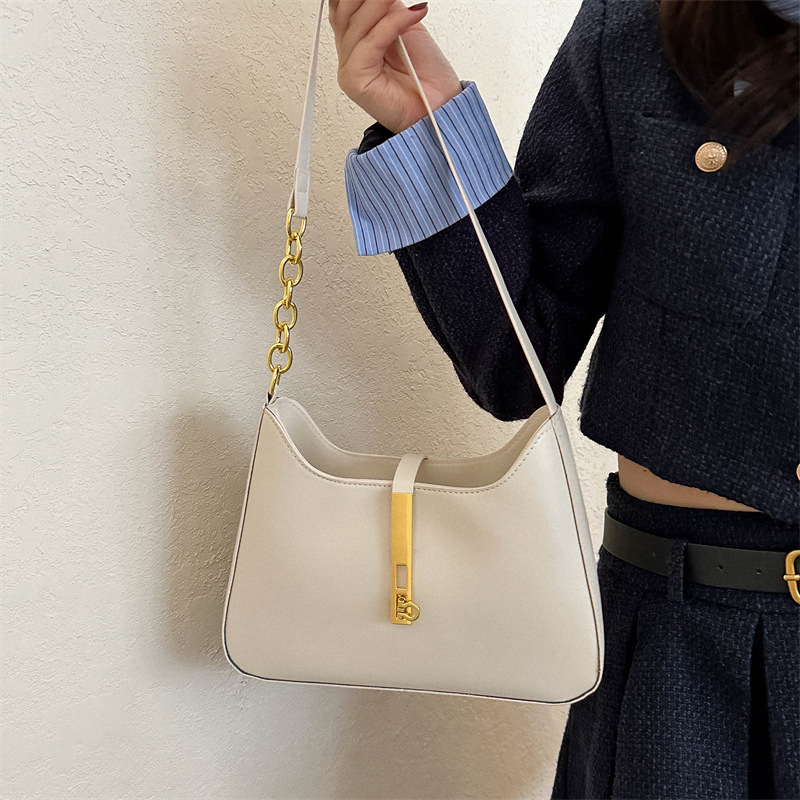 Women's Underarm Bag Brand Designer Zipper Small Handbags Lady Fashion Shoulder Bag PU Leather Casual Hobo Bags