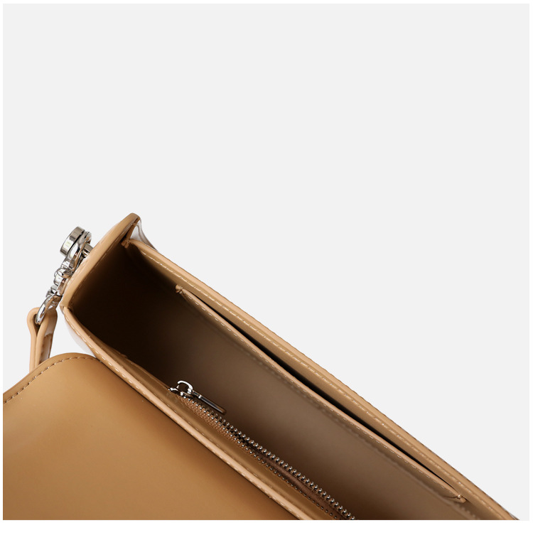UBELLIN 2023 Fashion Underarm Bag White Saddle Bag Crossbody Bags Real Leather Shoulder Bag Luxury Messenger Bag Women Leather