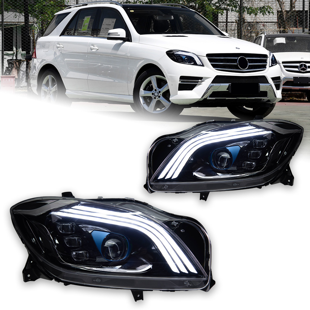 LED Headlight for Benz W164 ML LED Headlight 20 12-20 15 Headlights ML350 ML500 DRL Daytime Lights Signal Lamp