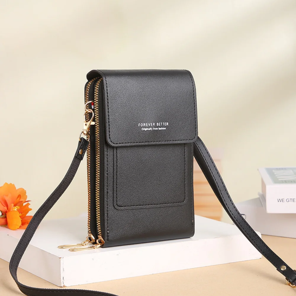 New Multi Functional Women Bag Touch Screen Mobile Bag Wallet Casual Fashion Outdoor Shoulder Messenger Bags for Women 2024